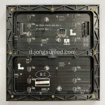 16 Modulo display LED SMD per interni Scan P6